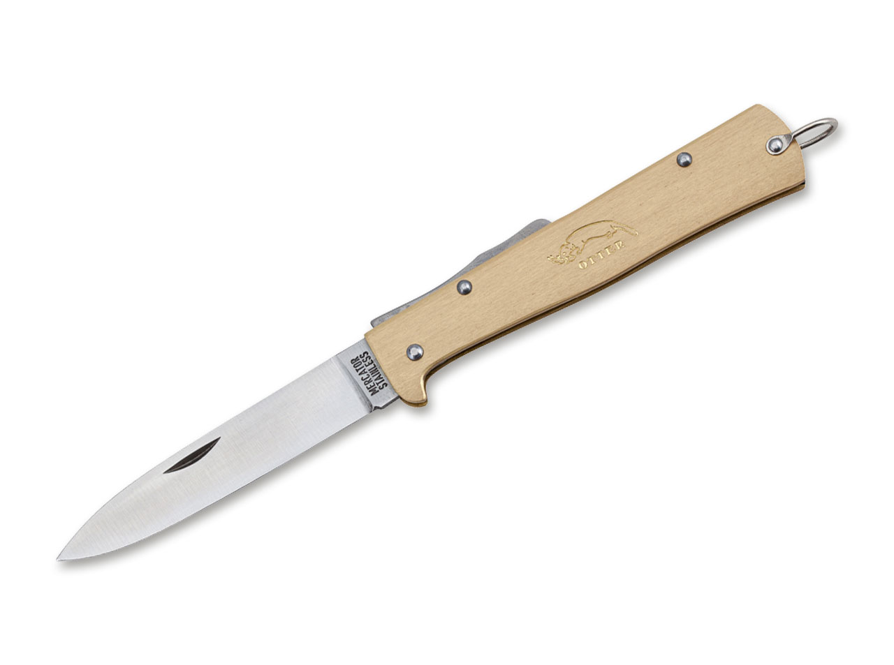 OTTER MERCATOR knife stainless damascus blade, Mercator, Otter Messer, Brands