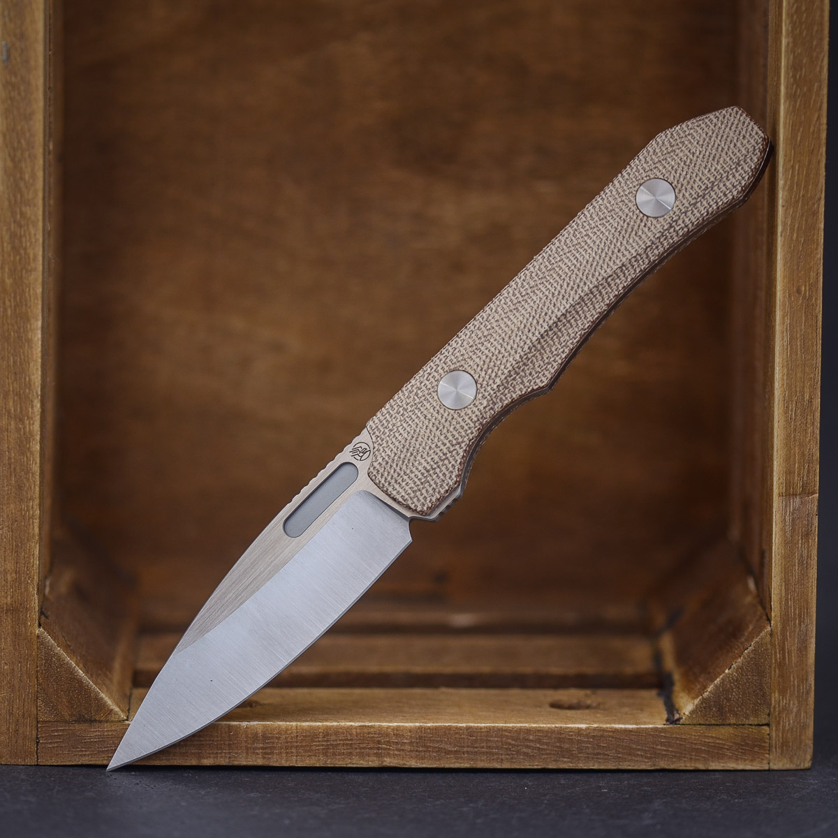 Combat Beads X-Series Fixed Micarta Natural